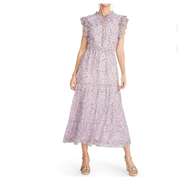 BB Dakota by Steve Madden Dresses & Skirts - BB Dakota by Steve Madden Pink Purple Blue Floral Dress Women's Size Medium